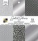 DCWV Single-Sided Cardstock Stack 6"X6" 18/Pkg-Solid Silvers Glitter & Foil, 6 Designs